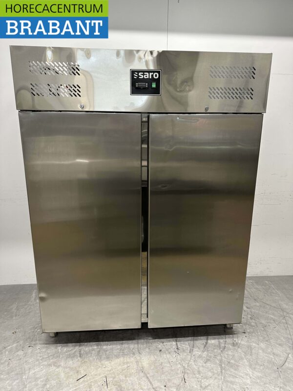 Réfrigérateur Saro double porte en acier inoxydable 1130 litres 230V Horeca