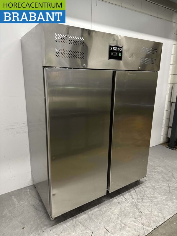 Réfrigérateur Saro double porte en acier inoxydable 1130 litres 230V Horeca – Image 2