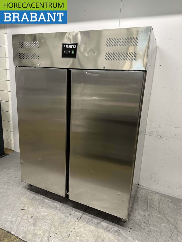 Réfrigérateur Saro double porte en acier inoxydable 1130 litres 230V Horeca – Image 3
