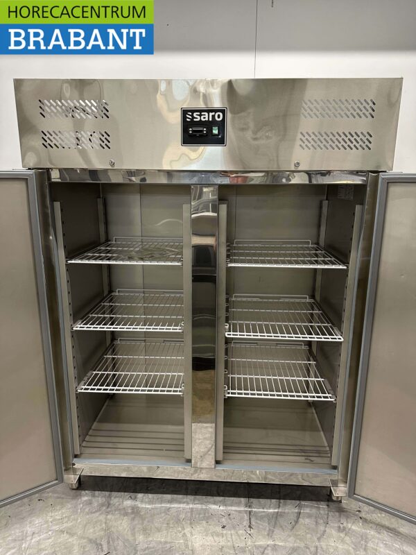 Réfrigérateur Saro double porte en acier inoxydable 1130 litres 230V Horeca – Image 4