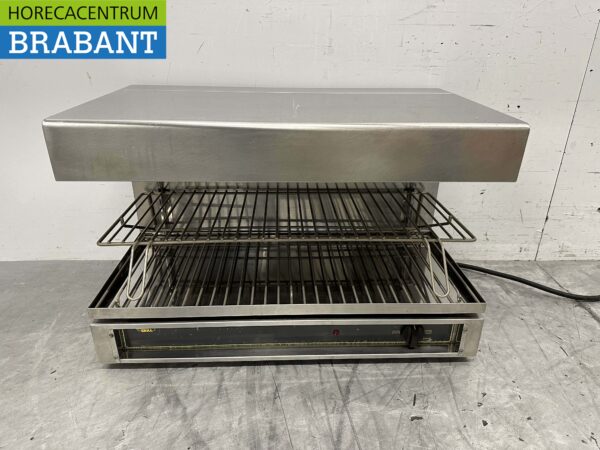 Gril à rouleaux en acier inoxydable Gril salamandre 80 cm 400V Horeca