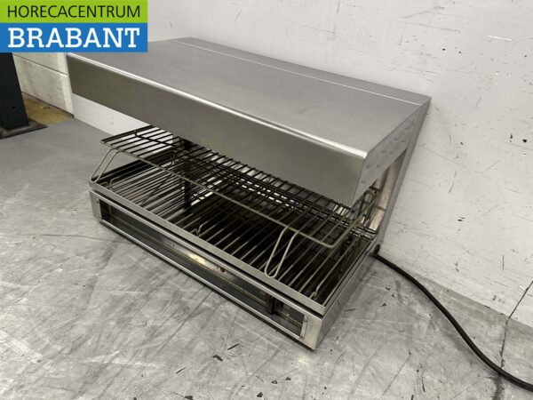 Gril à rouleaux en acier inoxydable Gril salamandre 80 cm 400V Horeca – Image 3