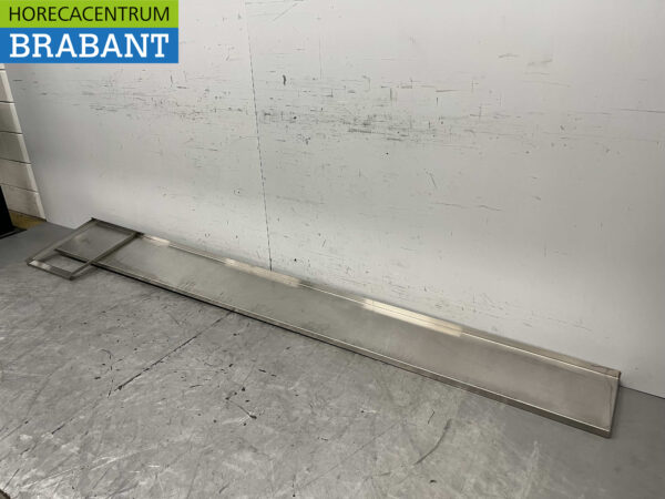 Etagère murale en acier inoxydable 300 x 30 cm Horeca – Image 2