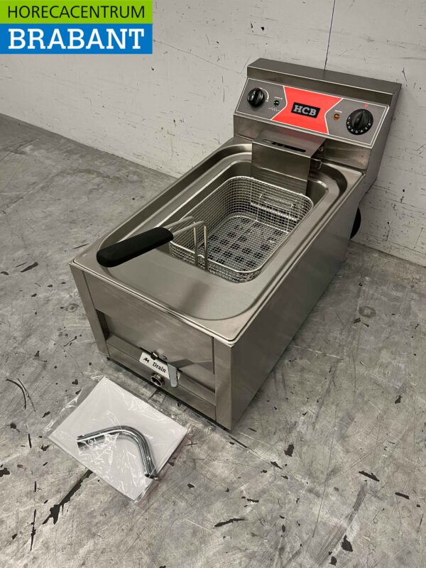 Friteuse de table en acier inoxydable 12 litres 400V Horeca – Image 2