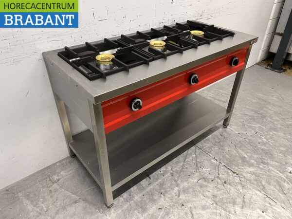 Crêpière en acier inoxydable Gazinière 129 cm Horeca – Image 3
