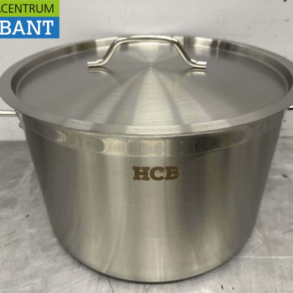 Acier inoxydable Poêle à soupe Poêle de cuisson Induction 40 x 26 cm 32 litres Restauration