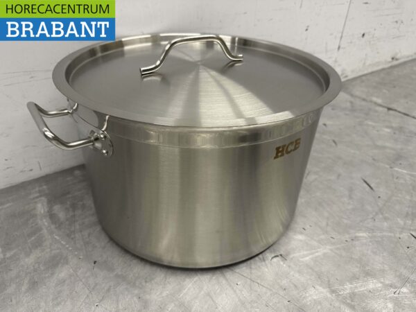 Acier inoxydable Poêle à soupe Poêle de cuisson Induction 40 x 26 cm 32 litres Restauration – Image 3