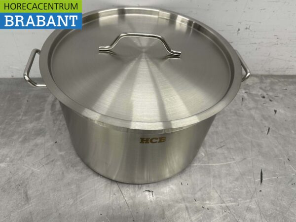 Acier inoxydable Poêle à soupe Poêle de cuisson Induction 40 x 26 cm 32 litres Restauration – Image 4
