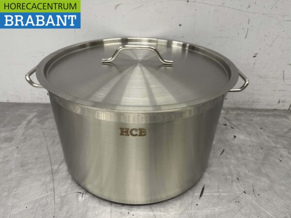 Acier inoxydable HCB Poêle à soupe Poêle de cuisson Induction 45 x 28 cm 44 litres Horeca