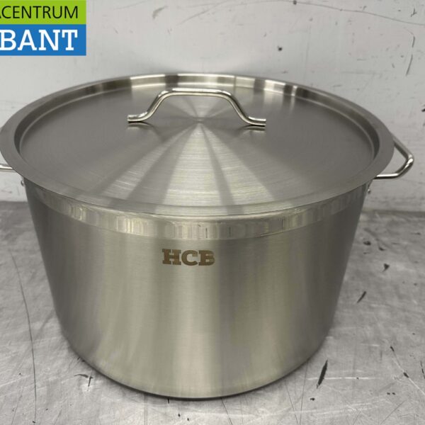 Acier inoxydable HCB Poêle à soupe Poêle de cuisson Induction 45 x 28 cm 44 litres Horeca