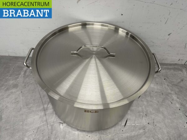 Acier inoxydable HCB Poêle à soupe Poêle de cuisson Induction 45 x 28 cm 44 litres Horeca – Image 2