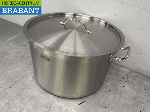 Acier inoxydable HCB Poêle à soupe Poêle de cuisson Induction 45 x 28 cm 44 litres Horeca – Image 3