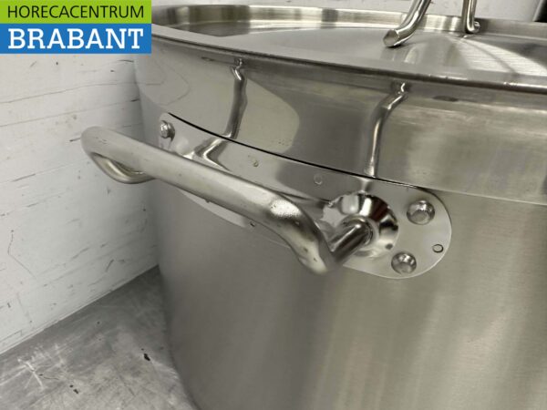 Acier inoxydable HCB Poêle à soupe Poêle de cuisson Induction 45 x 28 cm 44 litres Horeca – Image 5