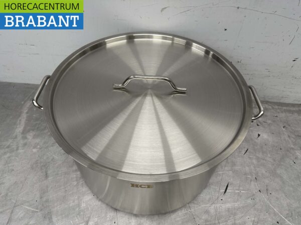 Acier inoxydable HCB Poêle à soupe Poêle de cuisson Induction 50 x 30 cm 58 litres Restauration – Image 4