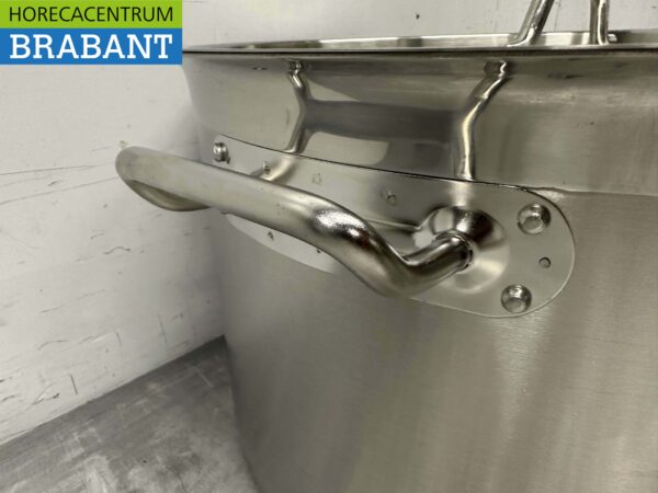 Acier inoxydable HCB Poêle à soupe Poêle de cuisson Induction 50 x 30 cm 58 litres Restauration – Image 5