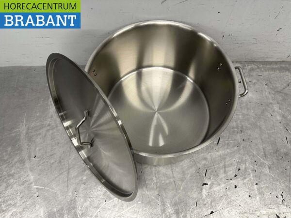 Acier inoxydable HCB Poêle à soupe Poêle de cuisson Induction 50 x 30 cm 58 litres Restauration – Image 8
