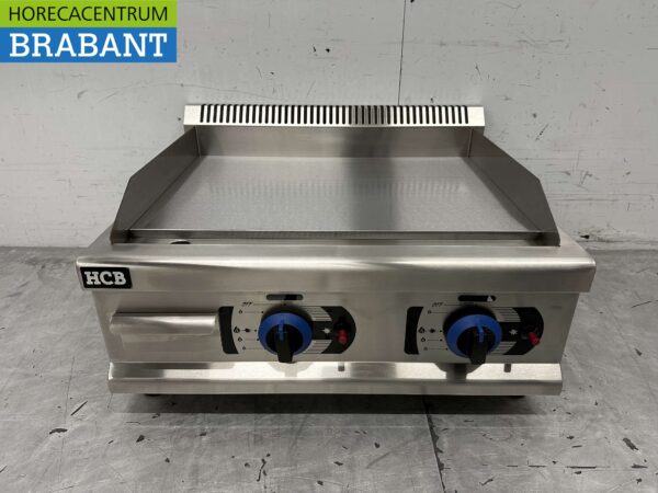 Planche à griller en acier inoxydable Planche à griller lisse 65,5 cm PROPAAN Horeca