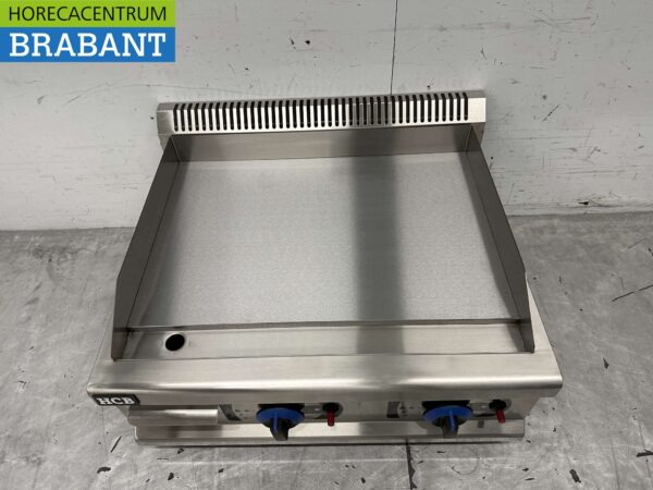 Planche à griller en acier inoxydable Planche à griller lisse 65,5 cm PROPAAN Horeca – Image 2