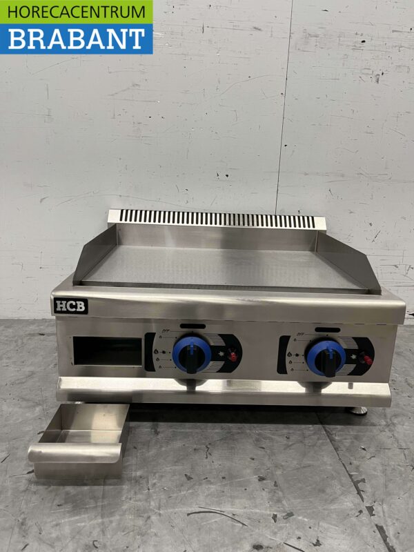 Planche à griller en acier inoxydable Planche à griller lisse 65,5 cm PROPAAN Horeca – Image 6