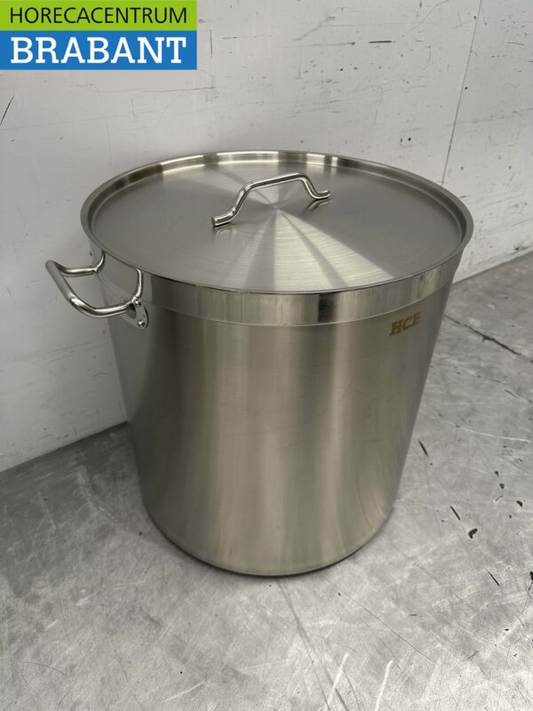 HCB Acier inoxydable Soup Pan Cooking Pan Induction 50 x 50 cm 98 litres Horeca – Image 4
