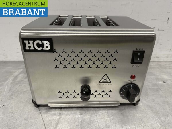 Grille-pain en acier inoxydable Grille-pain 4 tranches 230V Horeca