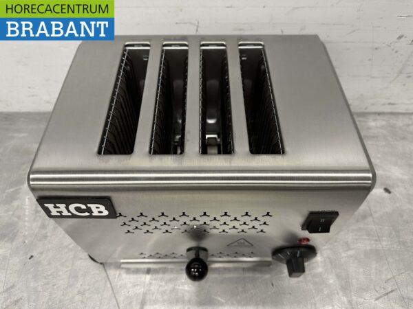 Grille-pain en acier inoxydable Grille-pain 4 tranches 230V Horeca – Image 4