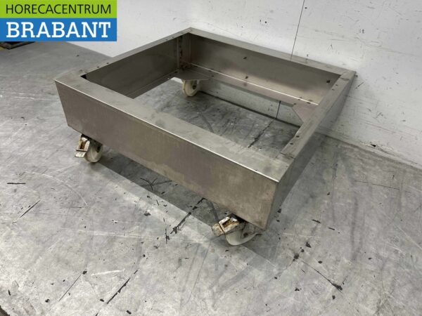 Chariot mobile en acier inoxydable 90 cm Horeca – Image 3