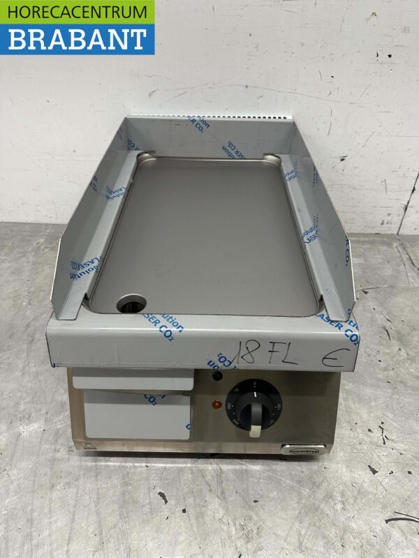Acier inoxydable Planche à griller Electrolux Planche à griller lisse 40 cm 400V Horeca