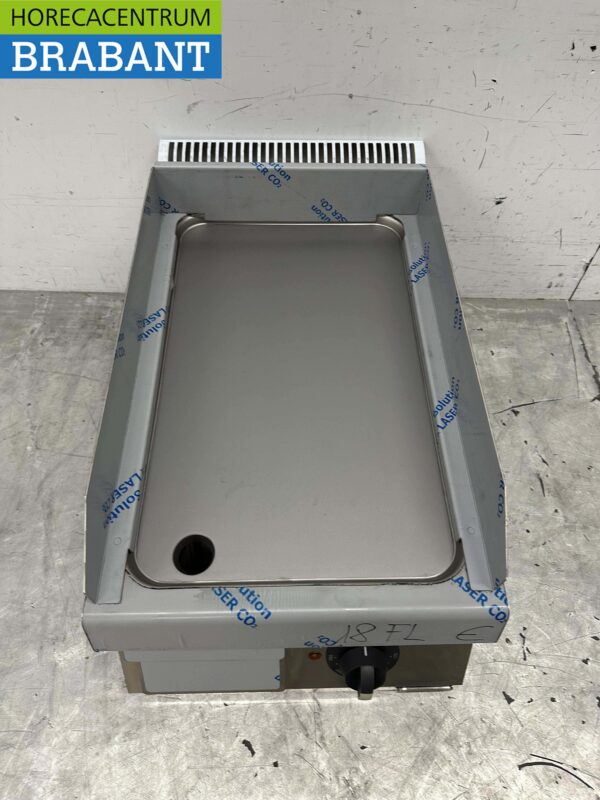 Acier inoxydable Planche à griller Electrolux Planche à griller lisse 40 cm 400V Horeca – Image 2
