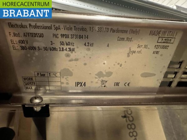 Acier inoxydable Planche à griller Electrolux Planche à griller lisse 40 cm 400V Horeca – Image 5