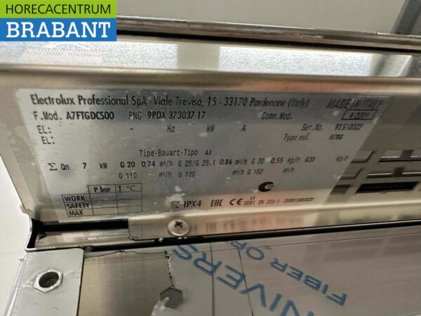 Acier inoxydable Planche à griller Electrolux Chromé Lisse 40 cm GAS Restauration – Image 6