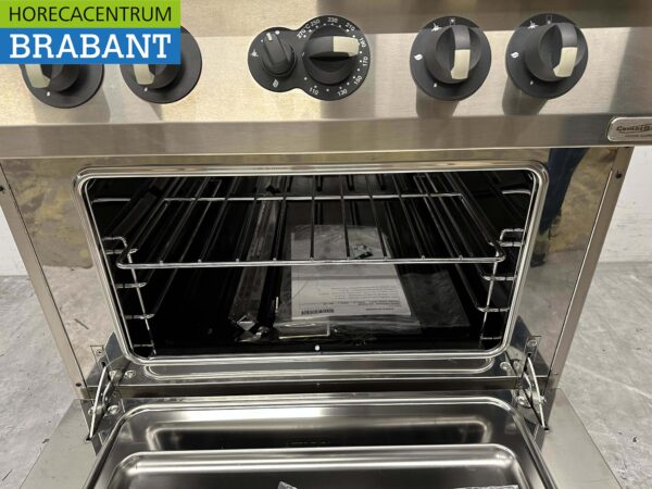 Plaque de cuisson 4 feux Electrolux en acier inoxydable avec four à gaz 80 cm Horeca – Image 5