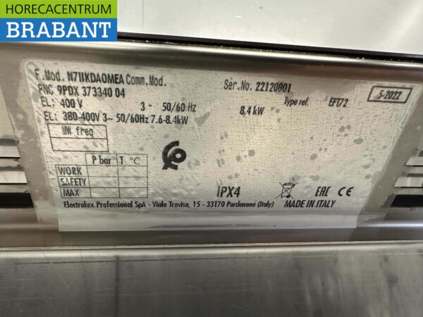 Acier inoxydable Electrolux Plaque de cuisson Plaque de gril Plancha lisse 80 cm 400V Horeca – Image 5