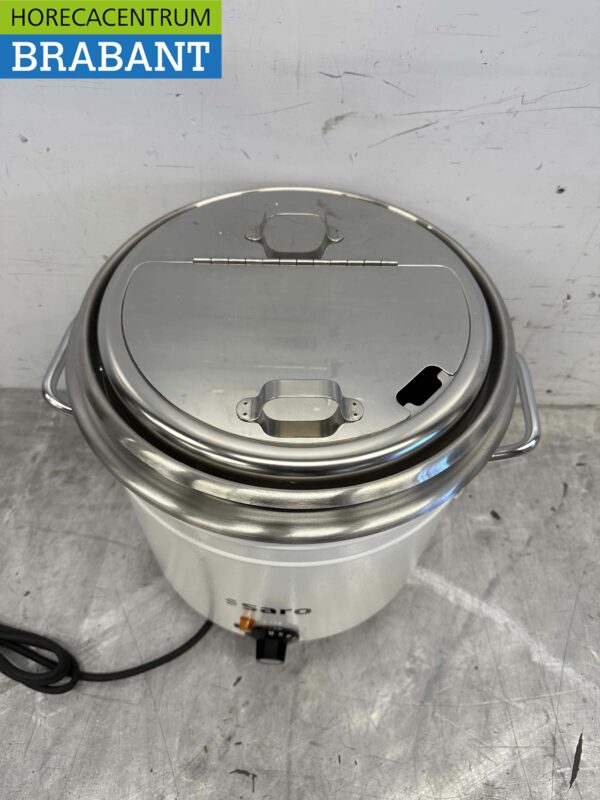 Saro Retro Soup Kettle en acier inoxydable Soupière 11 litres 230V Catering – Image 2