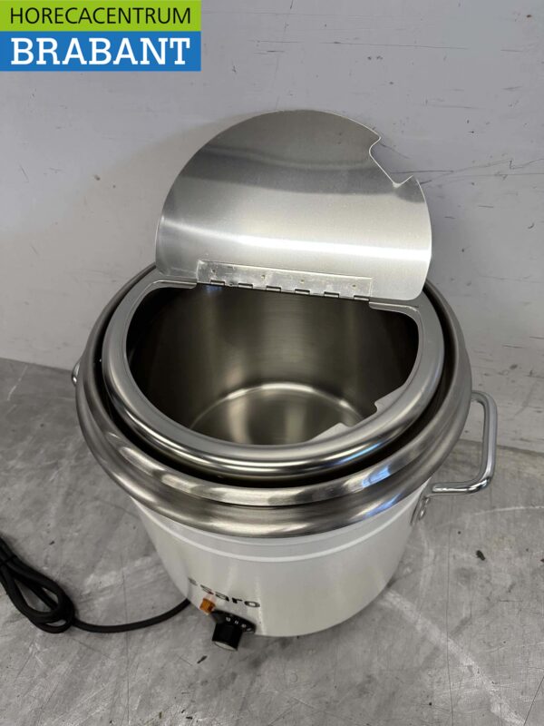 Saro Retro Soup Kettle en acier inoxydable Soupière 11 litres 230V Catering – Image 3