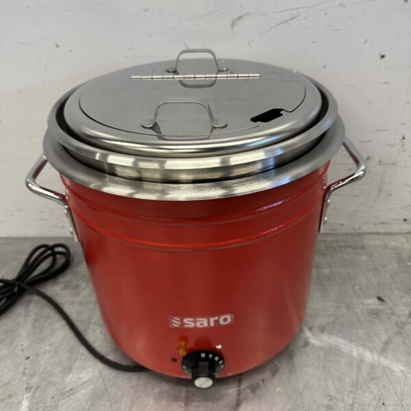 Saro Retro Soup Kettle en acier inoxydable Soupière 11 litres 230V Catering