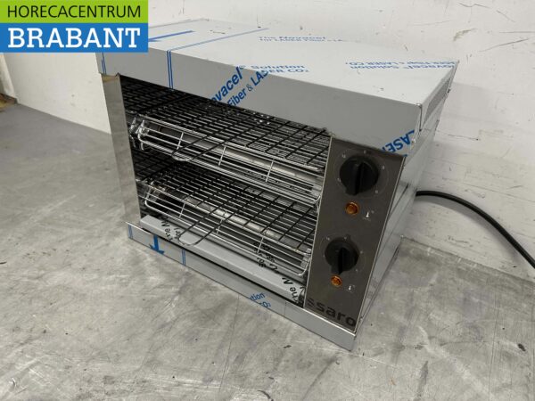 Saro en acier inoxydable Grille-pain Salamandre grill 44 cm 3000 watts 230V Horeca – Image 2