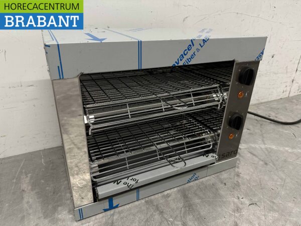 Saro en acier inoxydable Grille-pain Salamandre grill 44 cm 3000 watts 230V Horeca – Image 3