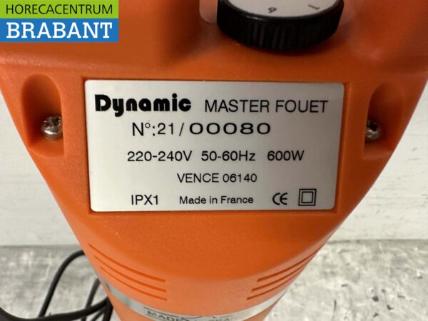 Dynamic FT97 Mixeur à main professionnel Fouet mélangeur 230V Horeca – Image 3