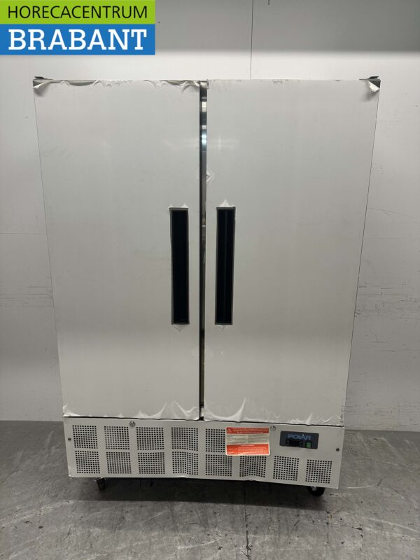 Acier inoxydable Polar GD880 Double porte 2 portes Congélateur Congélateur 960 litres 230V Horeca