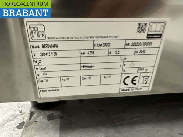 Four à convection Gastro M en acier inoxydable Four à convection Humidificateur 400V Horeca – Image 6