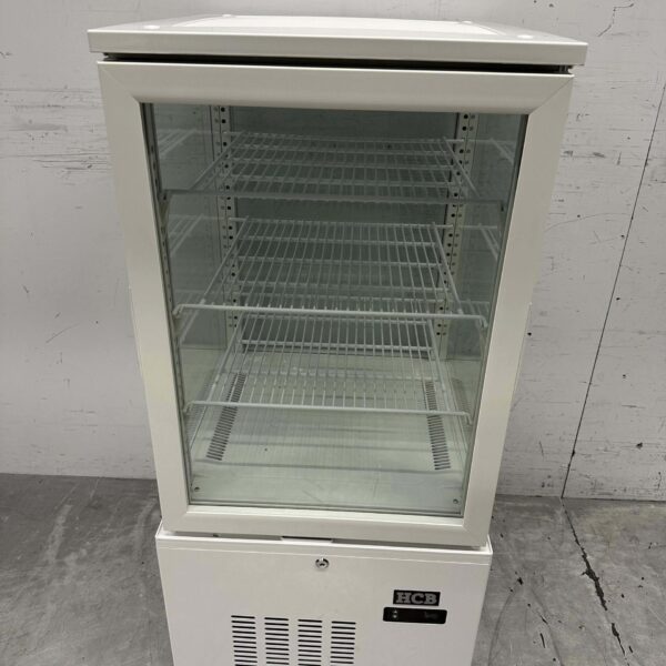 Vitrine réfrigérée Vitrine pâtissière blanche 130 litres 230V Horeca