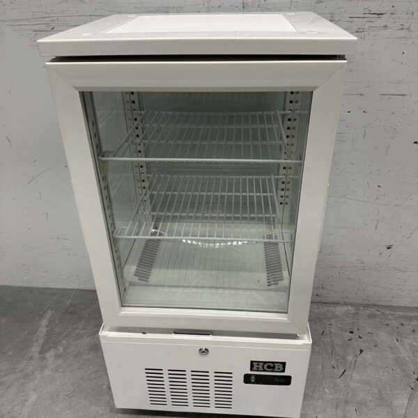 Vitrine réfrigérée Vitrine à pâtisserie Blanc 56 litres 230V Horeca