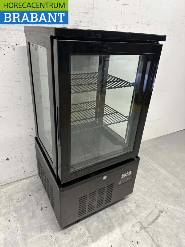 HCB Vitrine réfrigérée Vitrine boulangerie Noir 56 litres 230V Horeca – Image 3