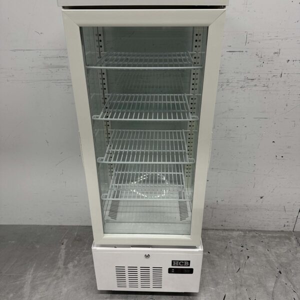 HCB Vitrine réfrigérée Vitrine pâtissière Blanc 92 litres 230V Horeca