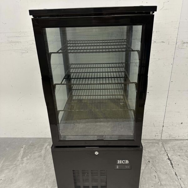 HCB Vitrine réfrigérée Vitrine boulangerie Noir 130 litres 230V Horeca