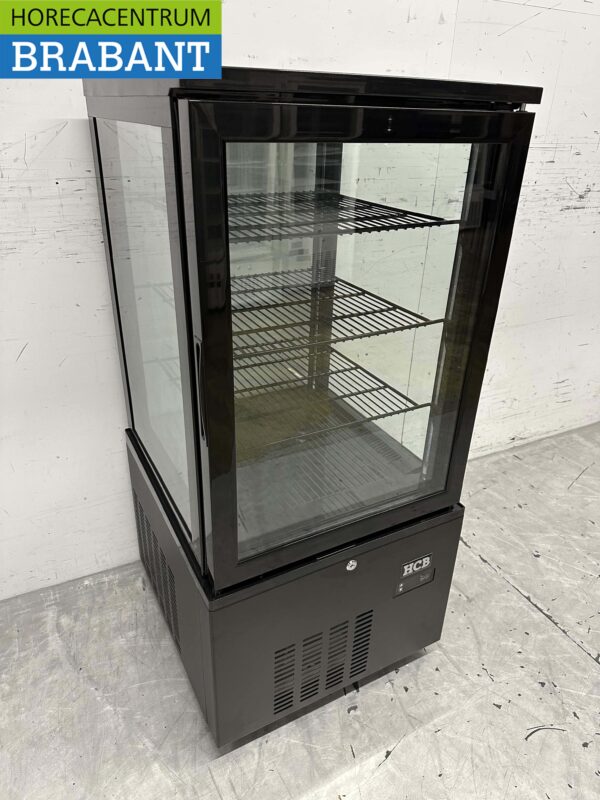 HCB Vitrine réfrigérée Vitrine boulangerie Noir 130 litres 230V Horeca – Image 3