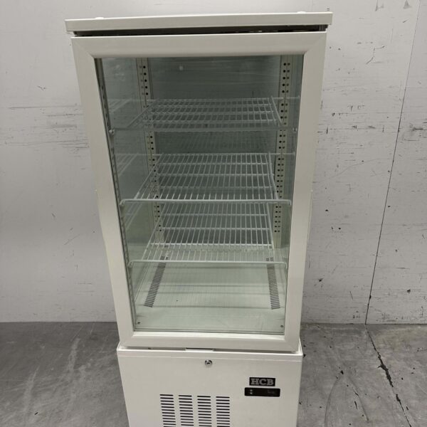 HCB Vitrine réfrigérée Vitrine pâtissière blanche 158 litres 230V Horeca
