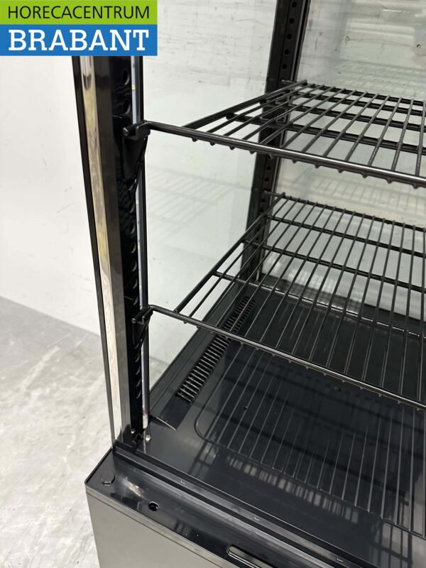 HCB Vitrine réfrigérée Vitrine pour boulangerie Noir 158 litres 230V Horeca – Image 6
