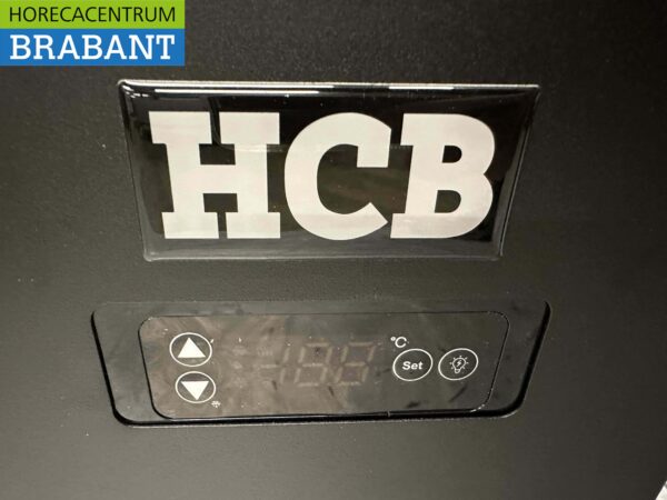 HCB Vitrine réfrigérée Vitrine pour boulangerie Noir 158 litres 230V Horeca – Image 7